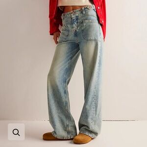 Free people Palmer cuff jeans